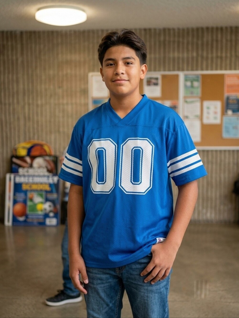 Old Navy Big Boys' Short Sleeve Football Jersey Shirt